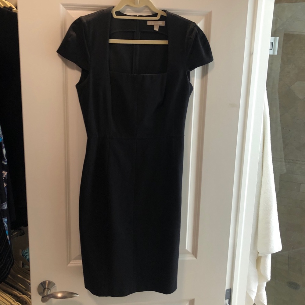 Banana republic short sleeved black dress